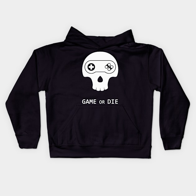 Game or Die SNES Kids Hoodie by LanfaTees